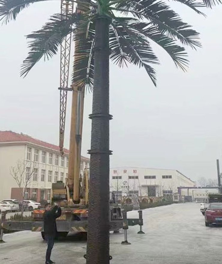 Camouflaged tree tower